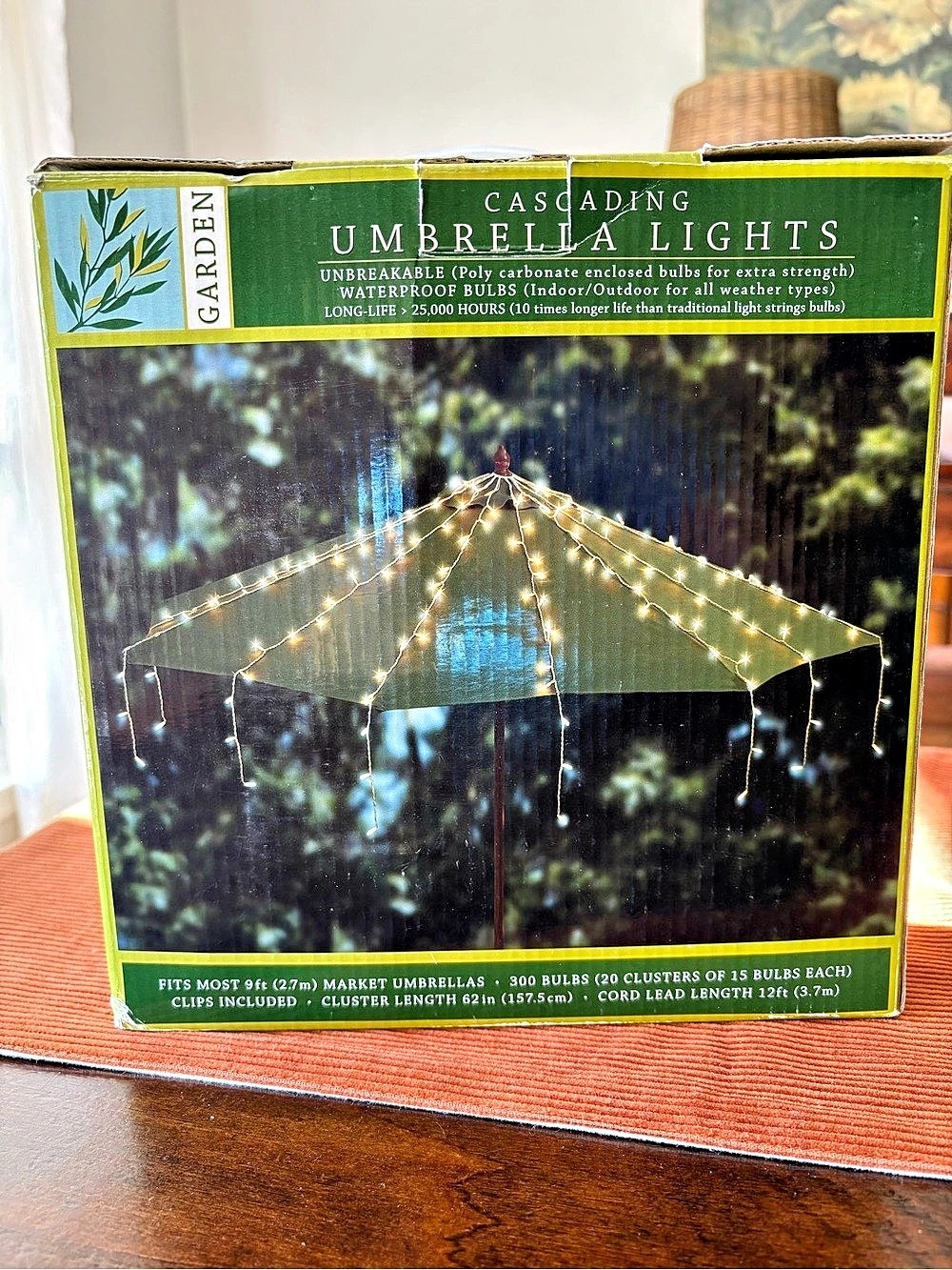 ✨ BED BATH & BEYOND CASCADING UMBRELLA LIGHTS ✨ NWT